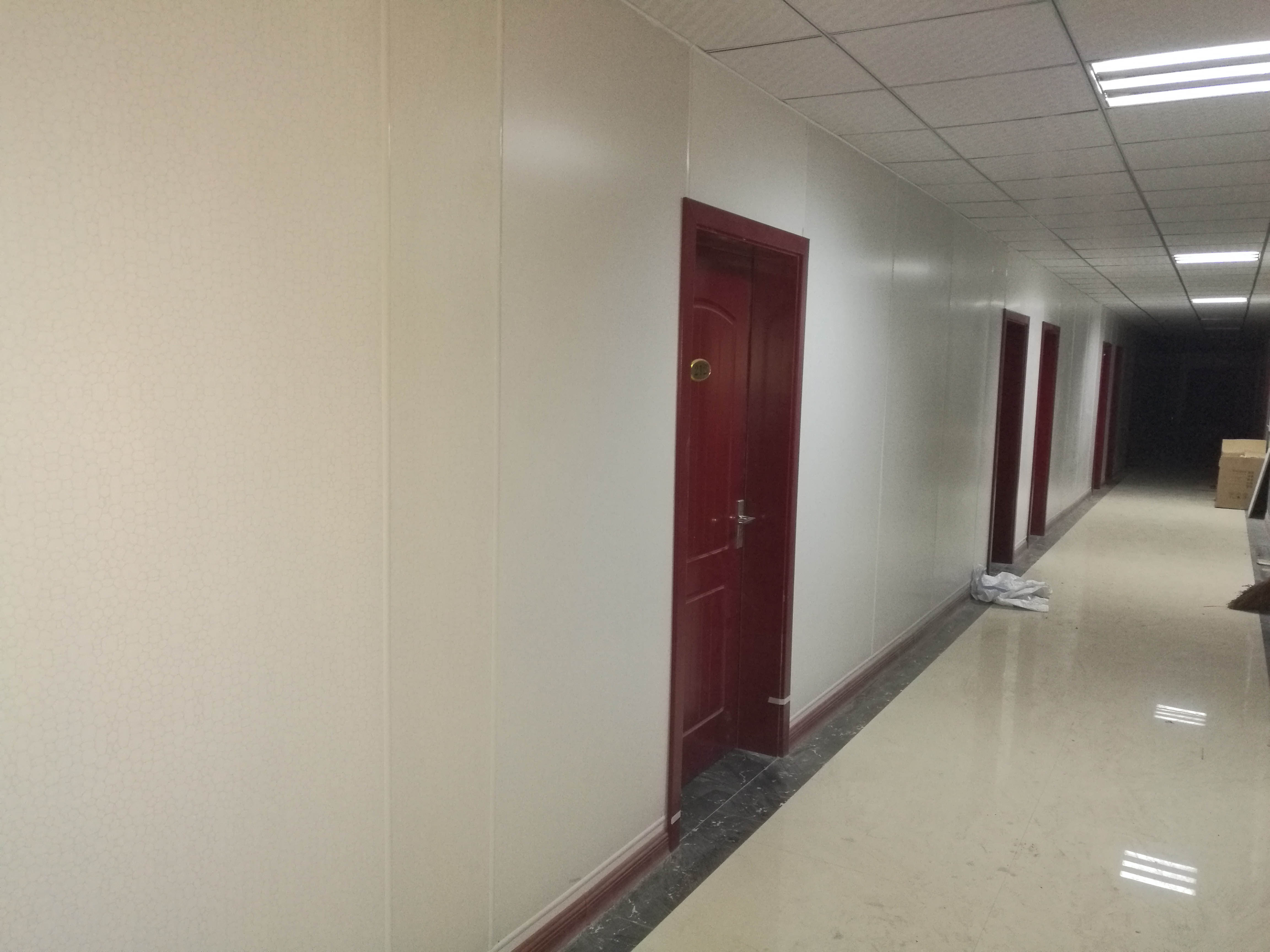 洁净板装修现场2