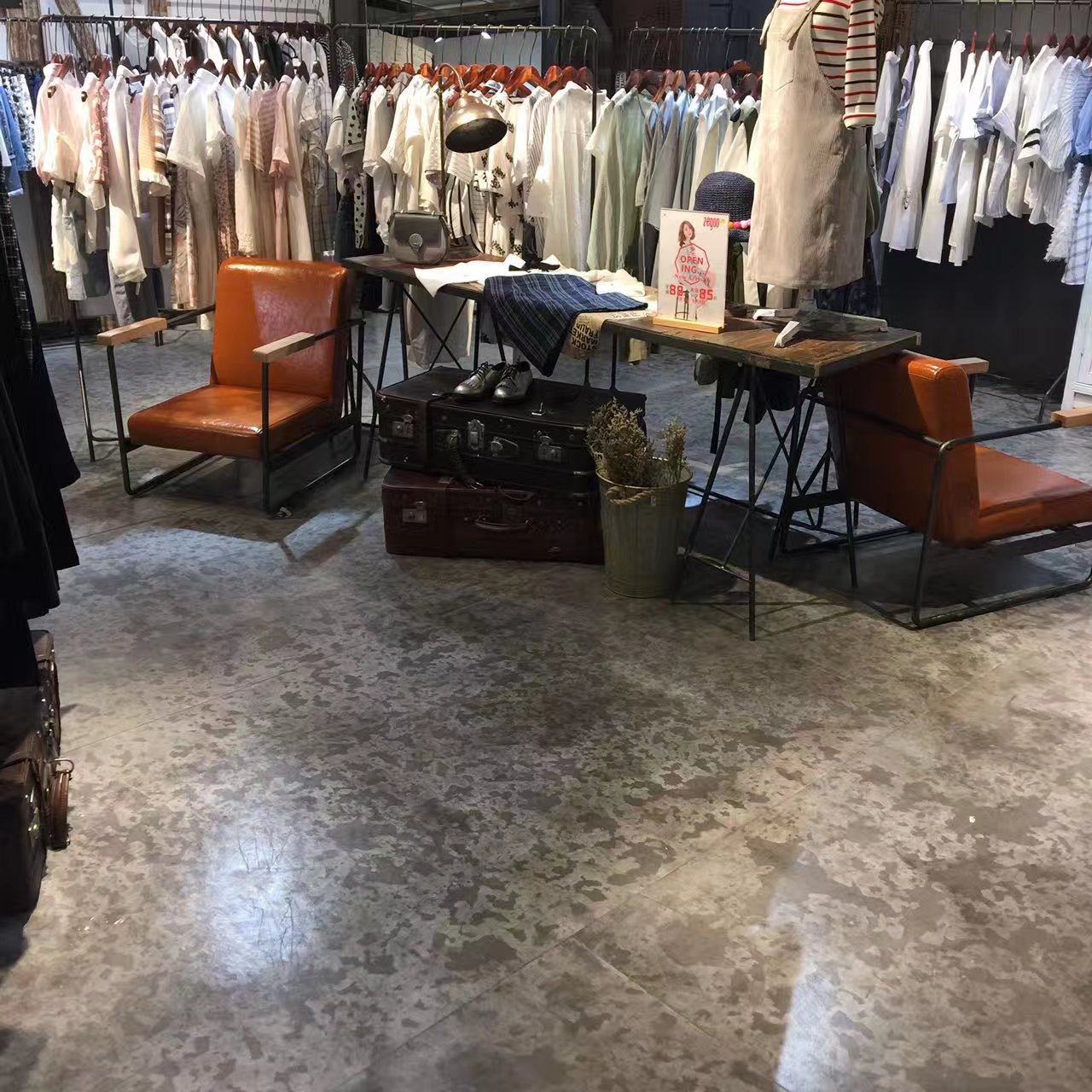 雪花板地面面效果